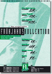 Angebotsblatt Frühjahrskollektion