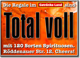 Großflächenplakat Total voll